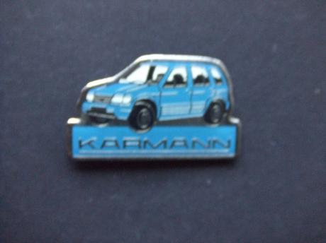 Karmann Duitse carrosseriebouwer auto's blauw